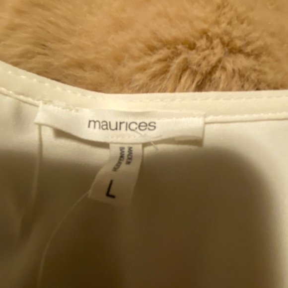 Maurices Madison Solid Button Down Tank Top BNWT large - Picture 11 of 11